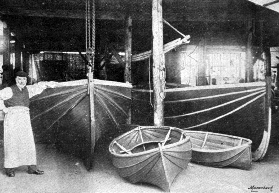 Berthon Collapsible Lifeboat - Building lifeboats in the original workshop