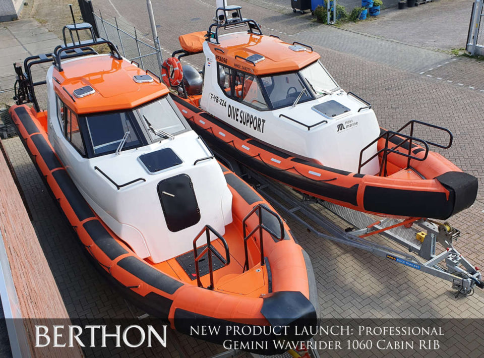 Launch of New Professional Gemini WR1060 Cabin RIB Berthon