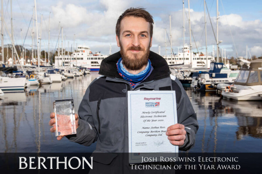 Josh Ross wins Electronic Technician of the Year Award Berthon