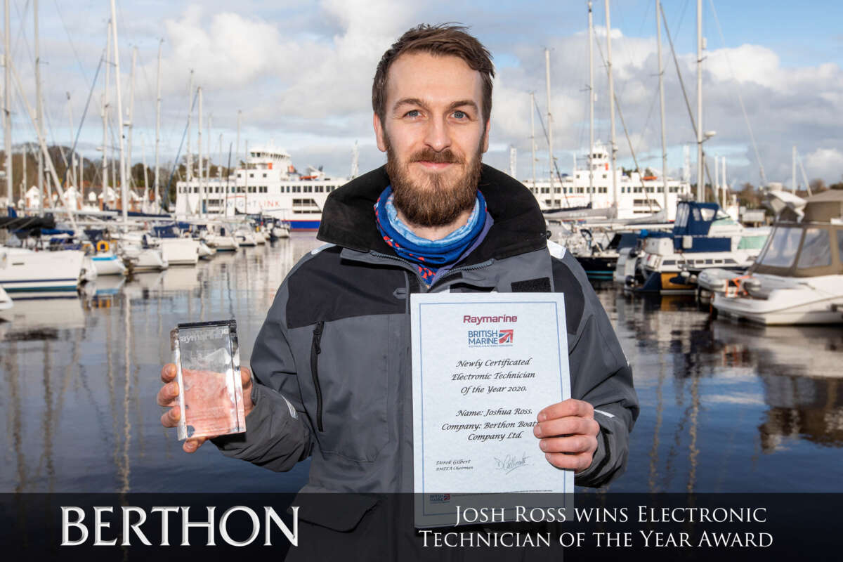 Josh Ross wins Electronic Technician of the Year Award 