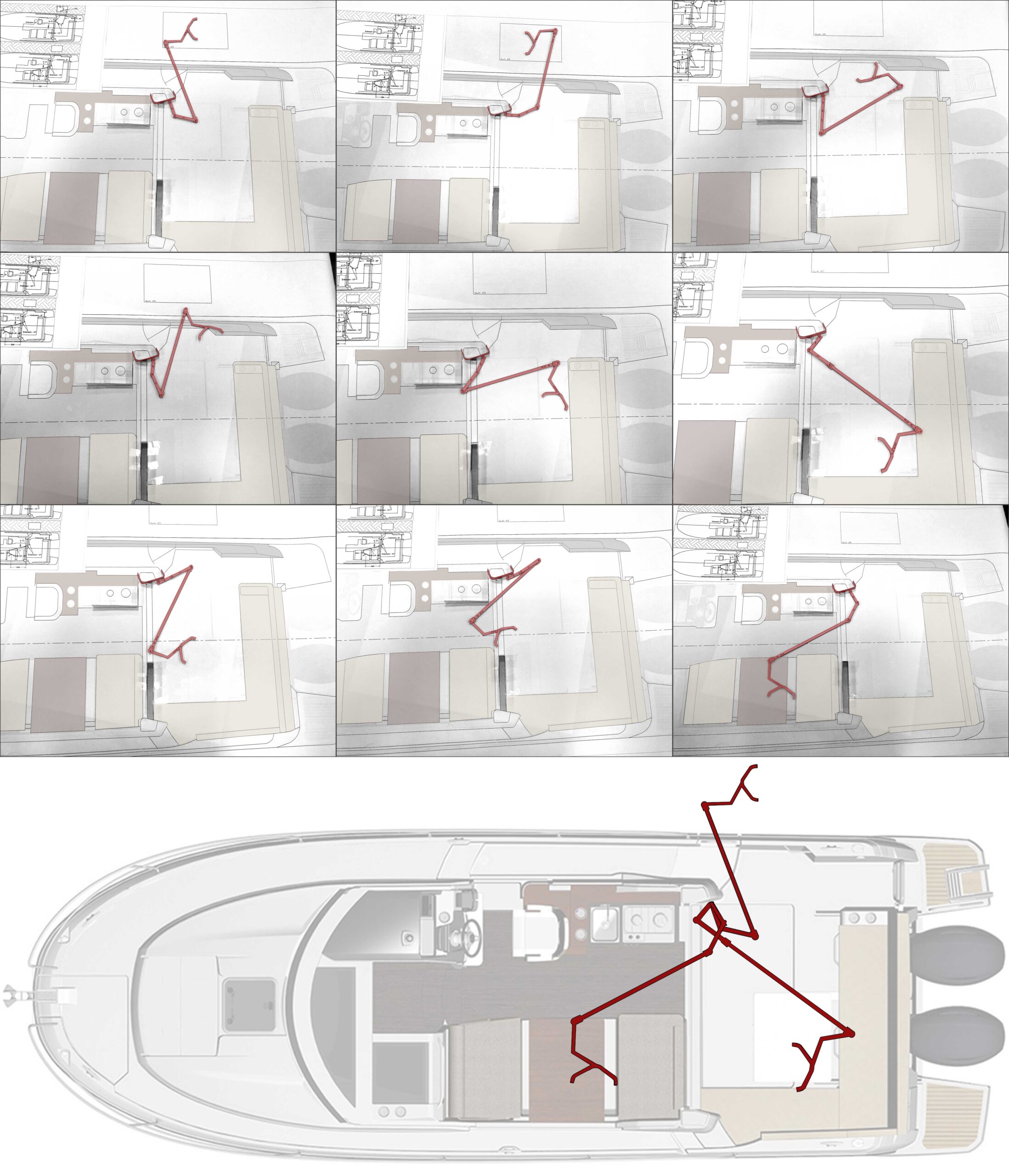 Custom boat adaptation designs