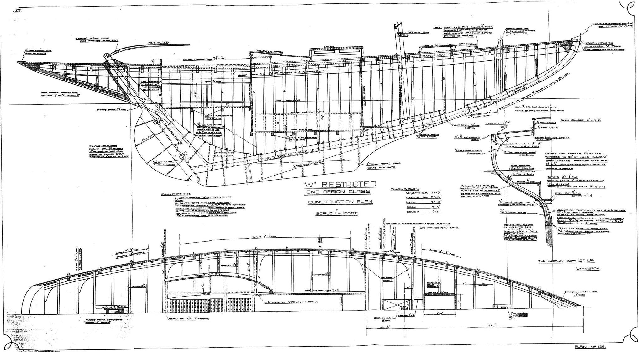 West solent one design plans