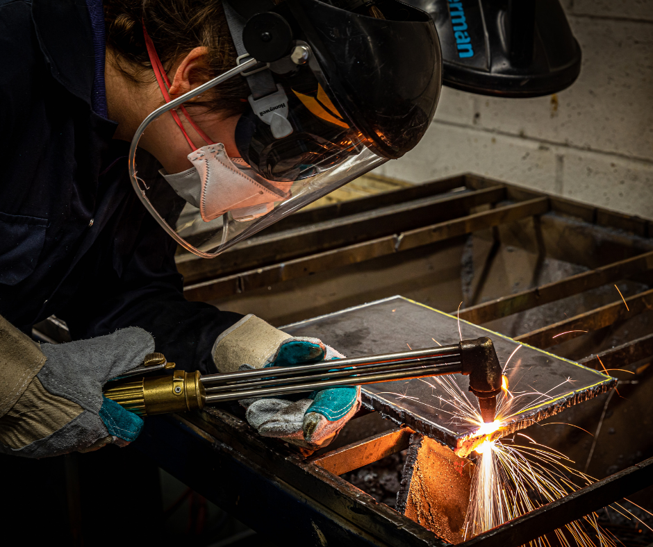 Women in the Marine Industry - welding