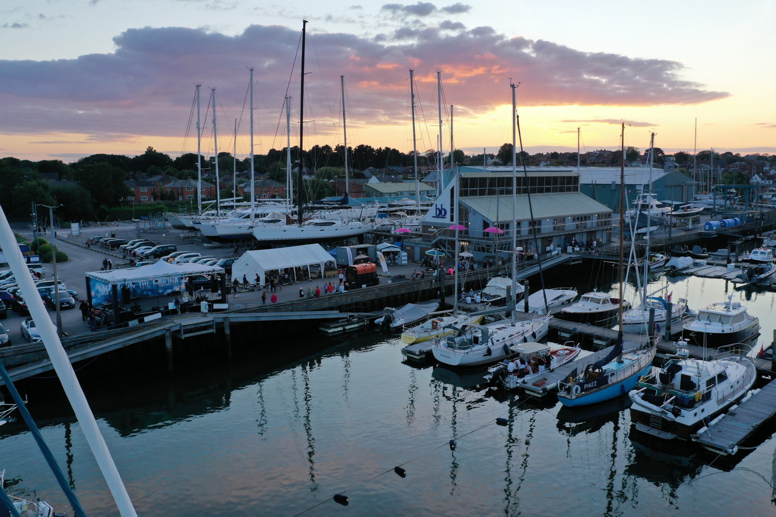 Berthon Music on the marina